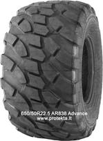 Padanga VF650/50R22.5 AR838 Steel Belt Advance 165D TL (ž/ū), VF 650/50 R22.5