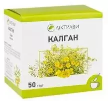 Liktravy Pjsc KALGAN (kvapiojo mėšlo šaknis) 50 g arbata LIKTRAVY