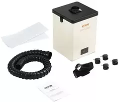 Litavimo dūmų ištraukėjas, 150W su 3 pakopų filtrais, nešiojamas dūmų absorberis suvirinimui, litavimui, grožio salonams, lazeriniam graviravimui