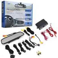 Parking Sensors with PNI Mirror Display Escort P05 A and Reversing Camera
