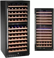 Arktic 2 zonų vyno šaldytuvas 124 buteliams, 265 l, 570x595x1400 mm