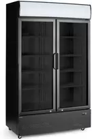 Arktic 2 durų baro šaldytuvas su apšviestu skydeliu 512 l 510 W
