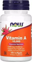 Now Foods Now Vitamin A 10000 IU 100 kaps.