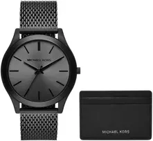 Vyriškas laikrodis + Dėklas na karty MICHAEL KORS MK1085SET + BOX