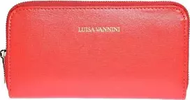 Luisa Vannini Moteriška odinė piniginė LV 474 Rosso