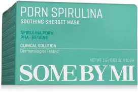 „Some By Mi PDRN Spirulina“ raminamoji šerbeto kaukė 10 x 1 g