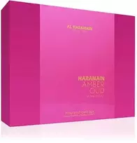 Al Haramain Amber Oud Ultra Violet gift set for women eau de parfum 75 ml + eau de parfum 30 ml + body mist 200 ml