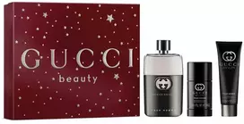 Set Gucci Guilty Homme EDT, 90 ml Desodorante Stick, 75 g Gel, 75 ml