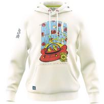 Rick and Morty Hoodie, Off-White, L