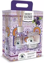 „Sweet Home Collection“ dovanų rinkinys aromaterapiniam difuzoriui su žvake „Šeivamedžio žiedai“