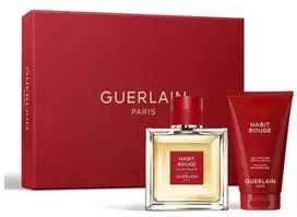 Guerlain Habit Rouge Giftset rinkinys vyrams (EDT, 100 ml + dušo želė, 75 ml)