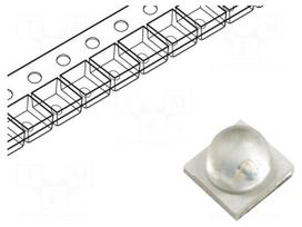 Power LED | Case (mm): 3535 | royal blue | 120° | convex | lambertian