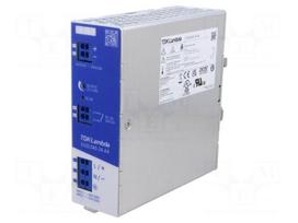 Power supply: switching | for DIN rail | 240W | 24VDC | 0÷10A | IP20