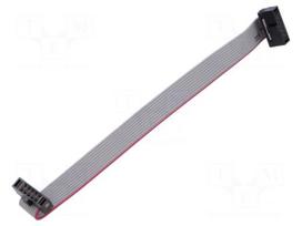 Ribbon cable with IDC connectors | IDC socket,both sides | 30AWG