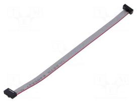 Ribbon cable with IDC connectors | IDC socket,both sides | 30AWG