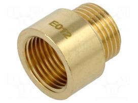 Splice terminal: extension | male-female,round | 15mm | BR