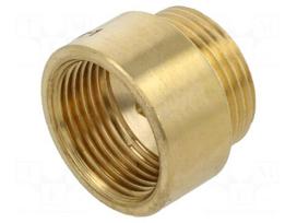 Splice terminal: extension | male-female,round | 15mm | BR