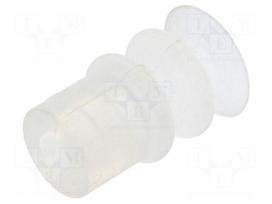 Suction cup | 14mm | Shore hardness: 55 | 0.75cm3 | silicone Si | FG