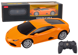 Žaidimų zona | PC | Konsolės | Priedai // Radijo valdomi žaislai ir priedai // Auto R/C Lamborghini Huracan 1:24 Rastar Pomarańczowy