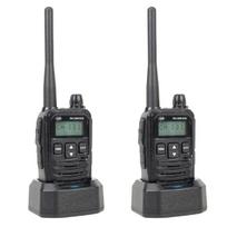 Kit of 2 portable radio stations PNI DMR R45, digital and analog, 446MHz, 16 digital channels and 99 analog channels, voice recording function, 2000mAh Li-Ion battery