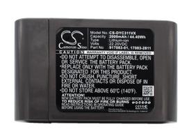 2000mAh for Dyson DC31,DC34,DC35,DC44,DC31 Animal,DC35 Exclusive,DC44 Animal,DC44 Animal Fuchsia,DC44 Animal Total Clean,DC44 Exclusive