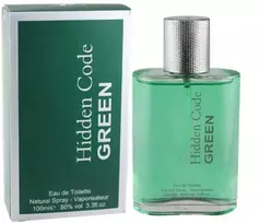 Fine Perfumery Hidden Code Žalias EDT tualetinis vanduo vyrams, 100 ml