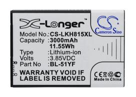 3000mAh for LG G4,H815T,H818P,H818T,H8185K,H819,LS991,H811,H810,VS986