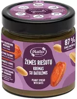 Rūta Žemės riešutų kremas su datulėmis, 320 g