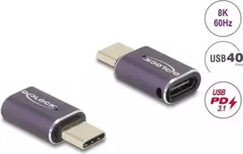 Delock USB adapteris 24 kontaktų USB-C (M) į 24 kontaktų USB-C (W) (60286)