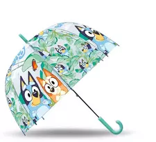 Kids Euroswan - Akcesoria licencyjne Vaikiškas skėtis nuo lietaus Bluey Mėlyna I Bingo / By00014