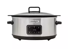 Crock-Pot CSC112X 6.5-litre slow cooker (silver)