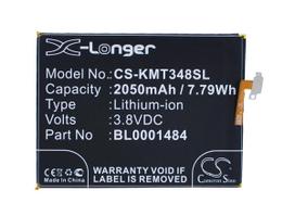 2050mAh for KAZAM Tornado 348,Thunder 348
