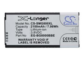 2100mAh for Samsung Galaxy S5 Mini,SM-G800F,SM-G800Y,SM-G800H,Galaxy S5 Dx,SM-G800R4,SM-G800
