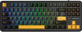 AULA Gasket F87 Thunder Black GrayWood RGB klaviatūra
