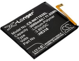 3000mAh for Nokia 6,6 Dual SIM,TA-1025,TA-1039,HMD D1C,Nokia 6,TA-1021,TA-1033,TA-1000,TA-1003
