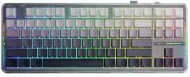 AULA Gasket F87 Gradient Pilkas SpaceCrystal RGB Klaviatūra