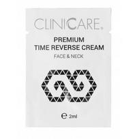 Cliniccare Premium Time Reverse Cream Face & Neck Priešraukšlinis stangrinamasis kremas, 2ml