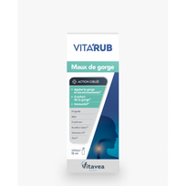 Vitavea VITA’RUB purškalas gerklės komfortui