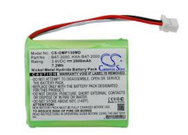 2000mAh for OMRON HBP-1300,HBP-1300 blood pressure monitor,HBP-1320