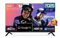 CHiQ LF32FT televizorius, 32 colių, FHD, išmanusis, „Google TV“, dbx-TV, „Dolby Audio“, berėmis
