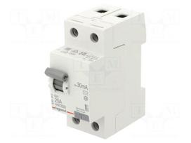 RCD breaker | Inom: 25A | Ires: 30mA | Max surge current: 250A | 400VAC