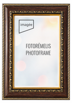 Rėmelis 15x21 plast VF3570 BAROCCO rudas su auksu | 30 mm