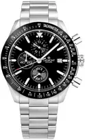 Vyriškas laikrodis Giewont Chronograph Sapphire Sidabrinė Juodas GW8720-B2