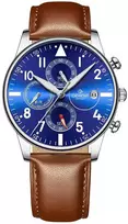 Vyriškas laikrodis Giewont Chronograph Safyro Ruda/Mėlyna GW5630-A6