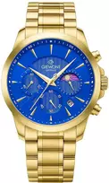 Vyriškas laikrodis Giewont Chronograph Safyras Auksas Mėlynas GW9460-B5