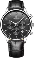 Vyriškas laikrodis Giewont Chronograph Sapphire Juodai Sidabrinė GW6310-A2