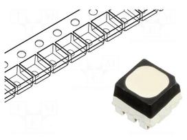 LED | RGB | SMD | 1.6÷2.4VDC,2.4÷3.3VDC | 3.7x3.5x2.8mm | 120°