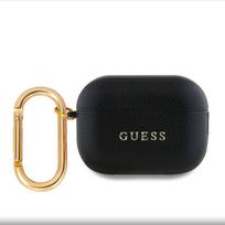 Dėklai ausinėms Guess Apple AirPods Pro 2 PU Grained Classic Logo Case Black