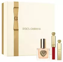 Dolce&Gabbana Devotion rinkinys parfuminio vandens purškiklis 30 ml + tušas 4 ml + lūpų dažai 5 ml