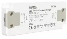 Zamel Maitinimo šaltinis LED slim 12V DC 20W ZNS-20-12 (LDX10000138)